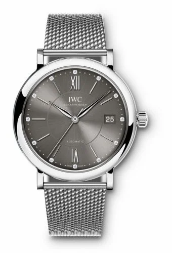 IWC Portofino Automatic 37 Stainless Steel / Ardoise / Milanese IW4581-10 (4581-10, IW458110)